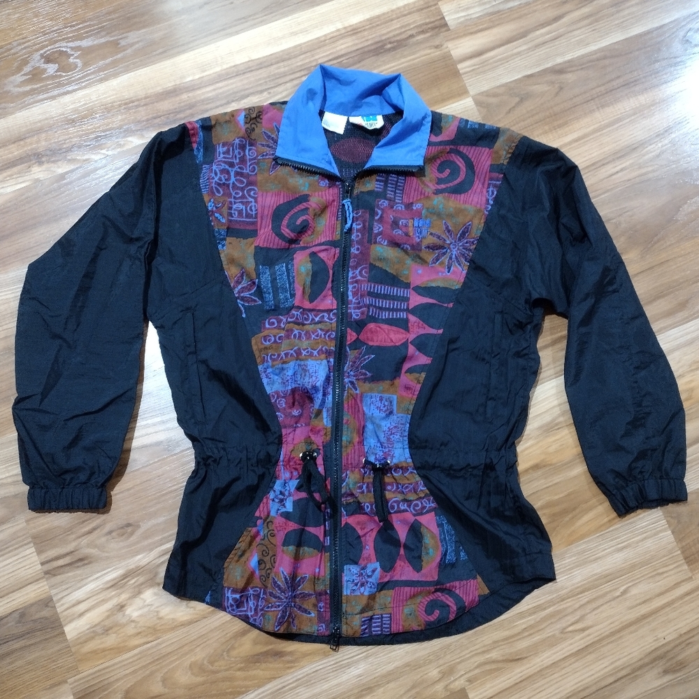 Vintage For Women In Sport Retro Wind Breaker Light Jacket Size S